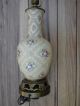 Antique/vintage Hand Painted Glass Lamp~ornate Brass~stunning Artwork~must See~@ Lamps photo 1