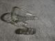 Vinegar Bottle Holder Clear Glass Very Old And From Estate Please Look Bottles photo 3