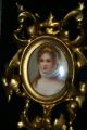 Antique Kpm German Porcelain Plaque Queen Louise Louisa Prussia Portrait Framed Other photo 2