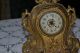 Early 1900 ' S Ornate Westclox Mantle Alarm Clock,  Cast Iron Bronze Finish Clocks photo 1