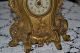 Early 1900 ' S Ornate Westclox Mantle Alarm Clock,  Cast Iron Bronze Finish Clocks photo 2
