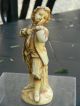 Antique German - Ivory Porcelain - Ebs - Ernst Bohne & Sohne Boy Figurine Figurines photo 1