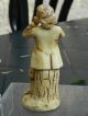 Antique German - Ivory Porcelain - Ebs - Ernst Bohne & Sohne Boy Figurine Figurines photo 2
