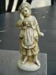 Antique German - Ivory Porcelain - Ebs - Ernst Bohne & Sohne - Young Girl Figurin Figurines photo 3