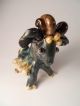 Hand Crafted Ceramic Goat Figure Characteristic Of Austrian Twenties Design Figurines photo 1