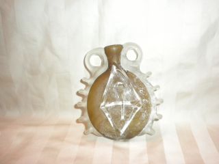 Antique Flask,  Holy Water Dark Citron And Opaque photo