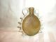 Antique Flask,  Holy Water Dark Citron And Opaque Other photo 1