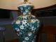 Antique 1930 ' S Reticulated Majolica 24k Gold Trim Table Lamp W/ Celluloid Finial Lamps photo 4
