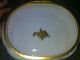 Porcelain Vanity Box~antique~gold Leaf~flowers~crossed Arrows~ex~beautiful~gift Boxes photo 4