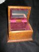 Antique Tramp / Flemish Art Box With Carved Star Top Boxes photo 9