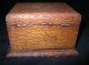 Antique Tramp / Flemish Art Box With Carved Star Top Boxes photo 6
