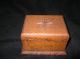 Antique Tramp / Flemish Art Box With Carved Star Top Boxes photo 7