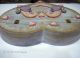 Unusual Large Wood Heart Box W Carved Swans - Antiqued W Hinged Lid - Boxes photo 5