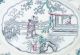 Antique 1800s Oval Ashworth English China Chinese Pattern Large Platter Plate Planters photo 2