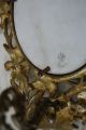 Antique French Porcelain Hand Painted Plaque Bronze Frame Other photo 2