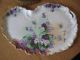 Limoges Hand Painted Dresser/vanity Tray W/brush Platters & Trays photo 2