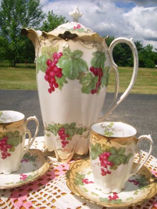 Mz Chocolate Pot And Cups Made In Austria photo