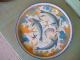 Vintage Krete Greece Art Charger Hand Painted & Made Pottery Dolphins Plates & Chargers photo 5