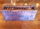 Antique - Vintage Tramp Art Box/ Shelf/ Case W/ Wood Pegs On Corners - Has A Mirror Boxes photo 4