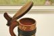 Hand Painted And Carved Antique Swedish Kurbits Wood Tankard Other photo 3
