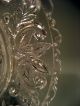 Early American Pattern Glass Cup Plate Three Mast Sailing Ship Decor Ca.  19th C. Plates photo 2