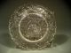 Early American Pattern Glass Cup Plate Three Mast Sailing Ship Decor Ca.  19th C. Plates photo 4