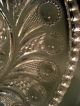 Early American Pattern Glass Cup Plate Peacock Feather Decoration Ca.  19th C.  Z9 Plates photo 3