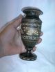 Vintage Carved Wood Bud Vase Or Candle Holder? African? Other photo 1