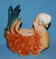 Vintage Porcelain Ceramic Art Pottery Darling Hen Chicken Bird Figurine/planter Figurines photo 2