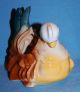 Vintage Porcelain Ceramic Art Pottery Darling Hen Chicken Bird Figurine/planter Figurines photo 4