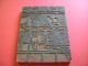 Vintage Hand Carved Wood Printing Block Other photo 3
