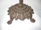Unique Antique Cast Iron Candlesticks - 100+ Yeas Old - Must See Metalware photo 2