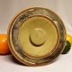 Antique Stoneware: Rare Banded Yellow Ware Butter Crock W/ Lid,  Ca.  1880 Crocks photo 4