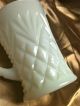 Vintage Antique White Milk Glass Pitcher And Glass Lot Pitchers photo 3