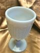Vintage Antique White Milk Glass Pitcher And Glass Lot Pitchers photo 7