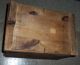 Antique Wooden Cranberry Market Crate W/sliding Lid,  Stamped - Cape Cod,  Plymouth Boxes photo 10