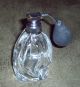 Daum France Crystal Perfume Bottle With Atomizer - Heavy Art Glass Perfume Bottles photo 1