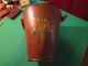 Antique English Leather/metal Bucket W Coat Of Arms Metalware photo 8