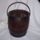 Antique Wooden Nail Keg Metal Bands & Handle Very Unique & Condition Other photo 3