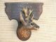 19thc Black Forest Plaque With Oak Carved Stags Head Other photo 8