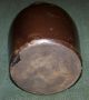 Vintage Reddish Brown Albany Slip Glaze Pottery Jar Crocks photo 2