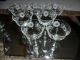 Vintage Crystal Etched Stemware Liquor Wine Cordial Glasses Lot 22 Pieces Stemware photo 4