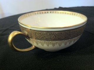 Antique Limoges Cup - Ornate Gold Band - - Estate Piece photo
