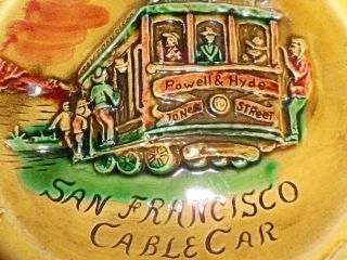 Plate: San Franscisco Cable Car photo
