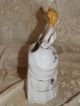 Antique Vintage Half Doll Related Dresser Lady Wall Pocket Vase Figurines photo 3