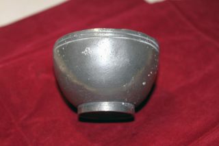 18th Or 19th Pewter Century Small Bowl / Cup Really Details - Finger Bowl? photo