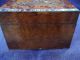 Great Antique Victorian Inlayed Burl Walnut Jewelry Box Boxes photo 3