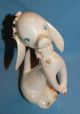 Vintage Lefton Porcelain Ceramic Pottery Pretty & Sweet Dachshund Dog Figurine Figurines photo 2
