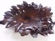 Antique Black Forest Hand Carved Large Tray In The Form Of A Leaf Other photo 1