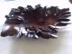 Antique Black Forest Hand Carved Large Tray In The Form Of A Leaf Other photo 3